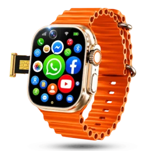 Ultra S9 4G Android Smart Watch – Dual Camera, SIM Support, WhatsApp & YouTube