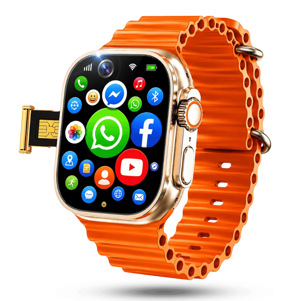 Ultra S9 4G Android Smart Watch – Dual Camera, SIM Support, WhatsApp & YouTube
